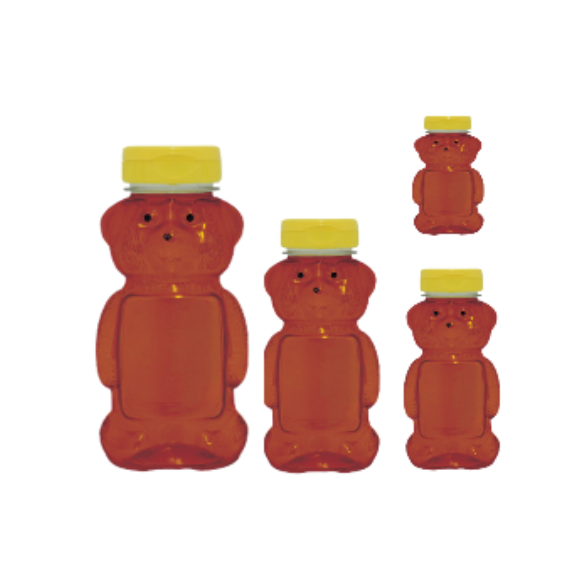 Plastic Squeeze Bears, 2 oz, 8 oz, 12 oz, 1-1/2 lb. image 0