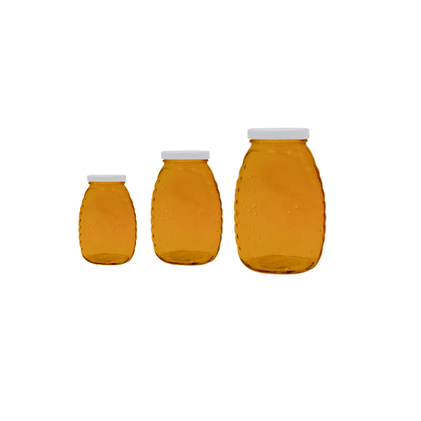 Classic Glass Jars w/white Metal lid, 8 oz, 1 lb, & 2 lb. image 0
