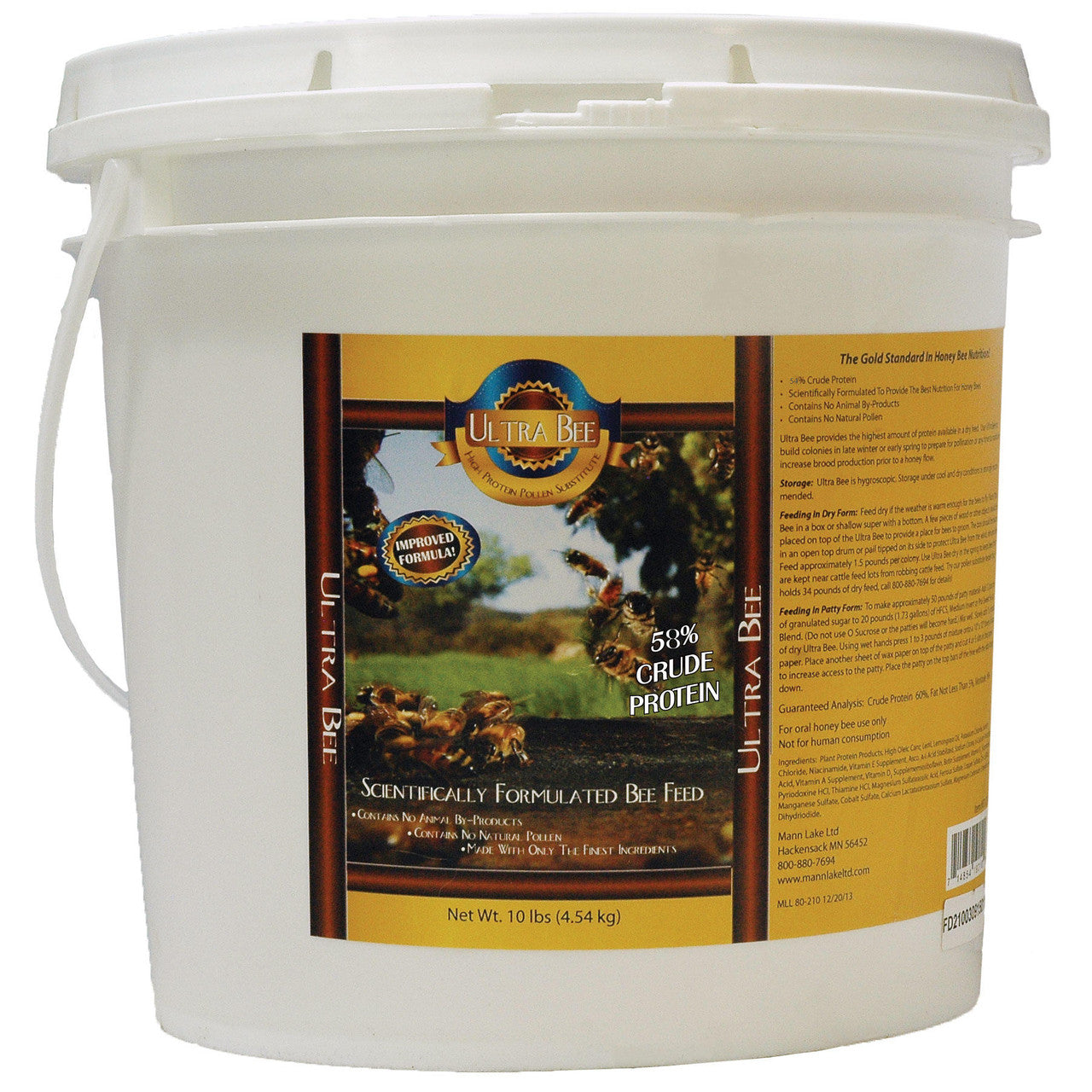 Ultra Bee Pollen Substitute 2 lbs. and 4 lbs. and 50 lbs. image 0