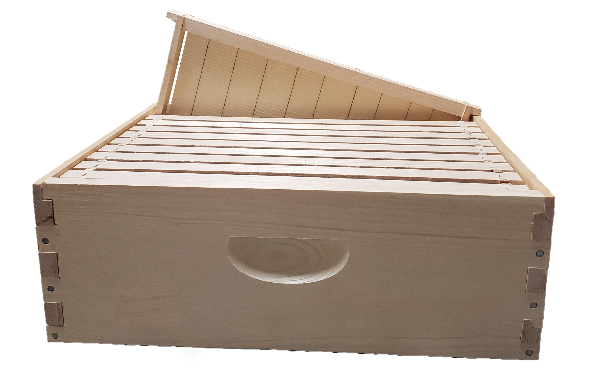 Assembled 8 Frame Hive Bodies with Frame & Foundation (Select Boxes)