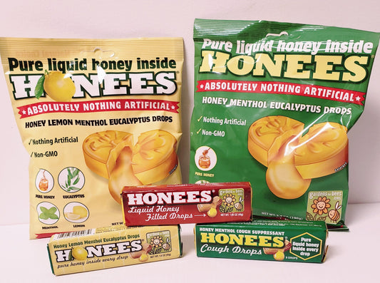 HONEES Menthol/Honey Filled Cough Drops image 1