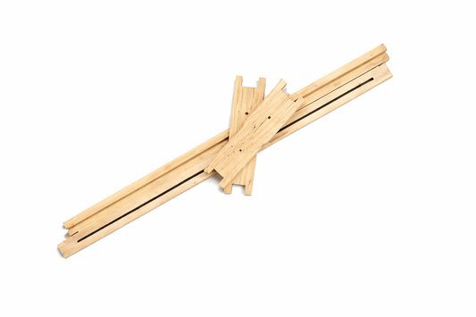 5 3/8" Shallow Frames - White Pine - Unassembled