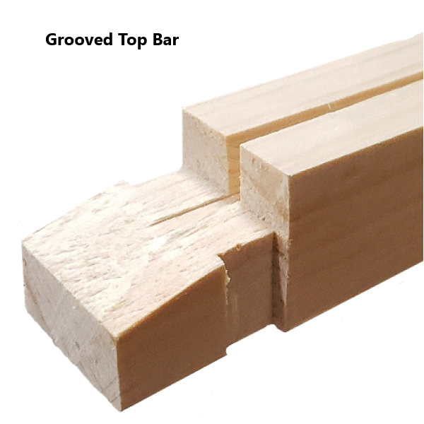 5 3/8" Shallow Frames - White Pine - Unassembled image 4