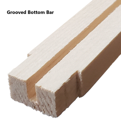 6 1/4 Medium Frames - White Pine - Unassembled Frames image 2