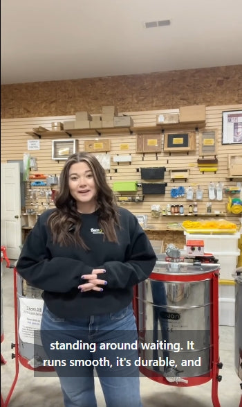 🍯 Extraction made easy! 🍯
Our Civan 3/12 Extractor + honey bottling tanks are ON SALE!
✔️ 3 deeps or 12 mediums
✔️ Smooth, efficient, built to last
✔️ Clean, easy bottling
Upgrade your honey house before the sale ends! Stop by or message us for pricing.